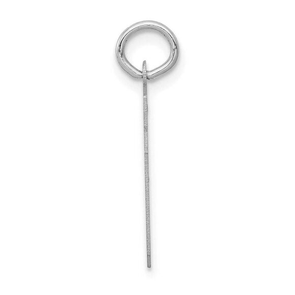 14k White Gold, Jersey Collection, Small Number 39 Pendant - Picture 2 of 4